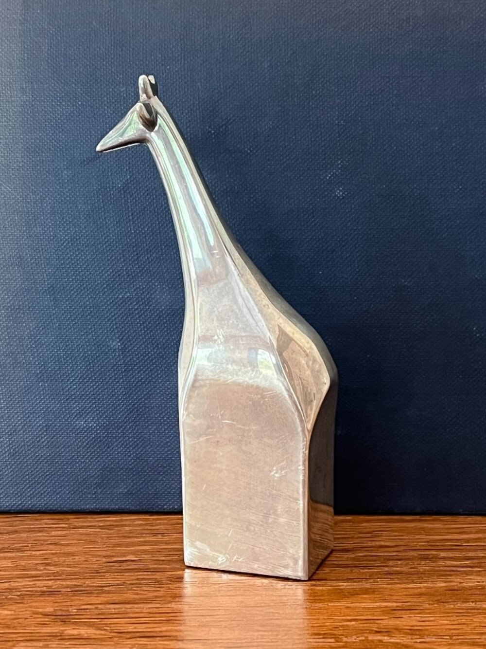 Dansk Giraffe Paperweight Silver Plated